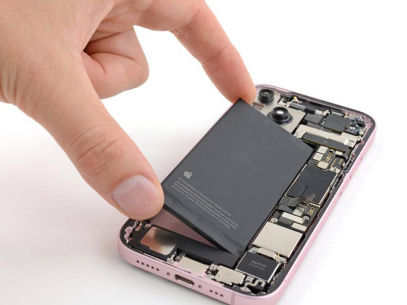 Замена аккумулятора iPhone 15 (оригинал SP)