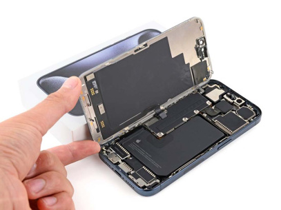 Восстановление после попадания влаги iPhone 15 Pro Max