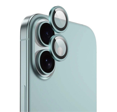 Защитное стекло для камеры iPhone 16/16 Plus SUPGLASS Anti Glare Camera lens glass (XC-31) Зелёный