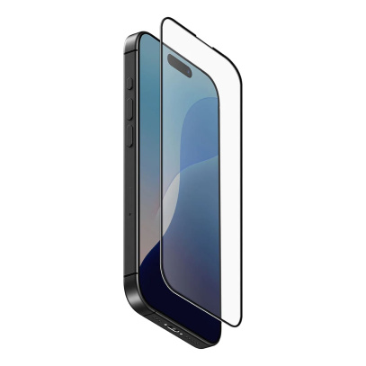 Защитное стекло для iPhone 17e/16e/14/13 Pro/13 BLUEO Corning Gorilla USA Anti-Static Чёрный