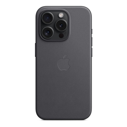 Чехол FineWoven Case для Apple iPhone 15 Pro с MagSafe Black, черный