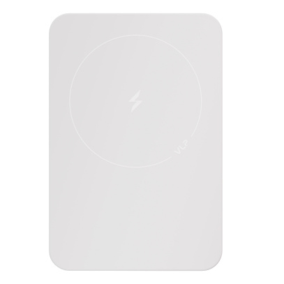 Внешний аккумулятор VLP LITE Power Snap 5000 mAh, 3A, MagSafe, USB-C, Белый