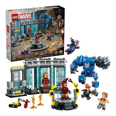 Конструктор LEGO Marvel Super Heroes "Лаборатория Железного человека: комната с броней" (76315)