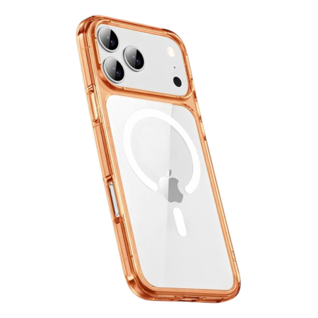 Чехол для iPhone 18 Pro Max/17 Pro Max с Magsafe Gurdini Alba Series Protective Orange, оранжевый