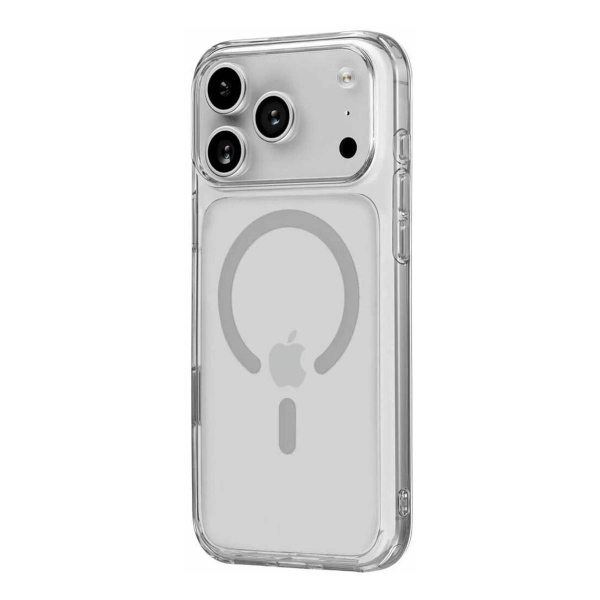 Чехол для iPhone 18 Pro Max/17 Pro Max hoco Magnetic Smartphone Clear Case, Прозрачный