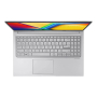 Ноутбук 15.6" ASUS Vivobook 15 X1504VA-BQ4056 (90NB13Y2-M02FT0) Intel Core 5 120U, 16Gb DDR4, SSD 512Gb, Intel Graphics, IPS Full HD, Без ОС, Cеребристый