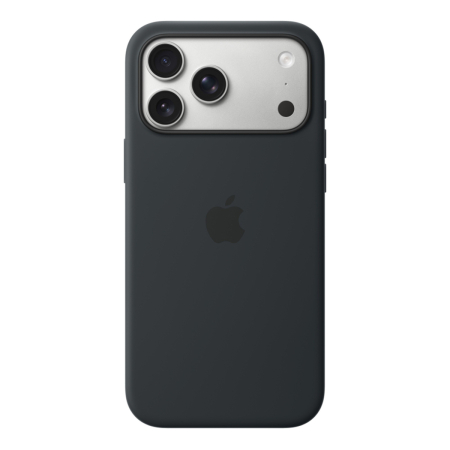Чехол для iPhone 17 Pro c MagSafe Silicone Case Чёрный