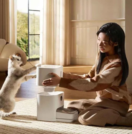 Умная автоматическая кормушка Xiaomi Mijia Smart Pet Feeder 2 (MJWSQ02) Белый