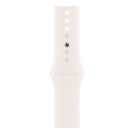 Apple Watch Series 10, 46 мм корпус из алюминия цвета «Rose Gold», ремешок Sport Band размера M/L цвета «Light Blush»