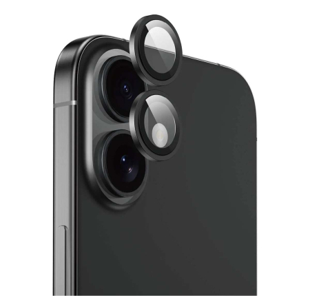 Защитное стекло для камеры iPhone 16/16 Plus SUPGLASS Anti Glare Camera lens glass (XC-31) Чёрный