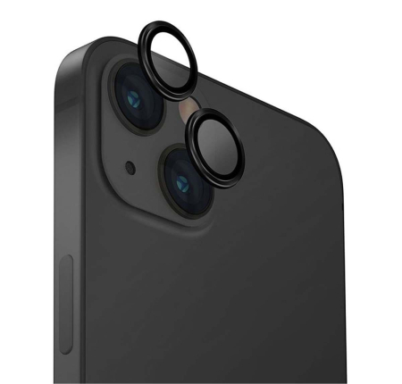 Защитное стекло для камеры iPhone 15/15 Plus SUPGLASS Anti Glare Camera lens glass (XC-31) Чёрный