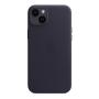 Чехол для Apple iPhone 14 Plus с MagSafe Leather Case «Ink» Синий