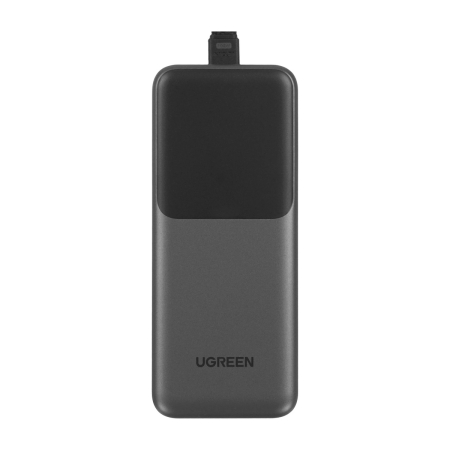 Внешний аккумулятор UGREEN PB723 20000mAh 130W With Built-in Cable (55365B) Серый