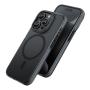 Чехол hoco. DROP PROOF Magnetic Smartphone Case для Apple iPhone 15 Pro Прозрачный черный