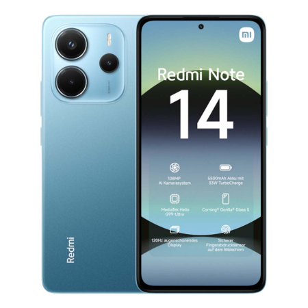 Xiaomi Redmi Note 14 8/256Gb Ocean Blue, голубой