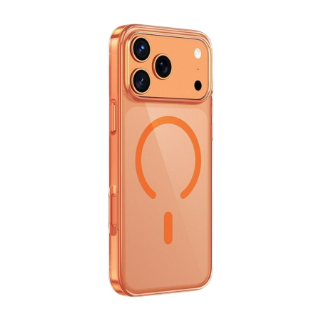 Чехол для iPhone 17 Pro Max с MagSafe KEEPHONE Glaze Оранжевый