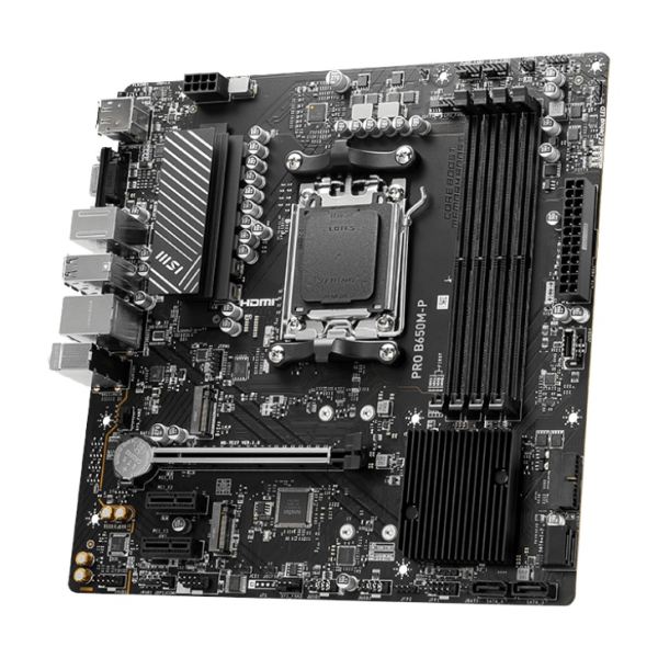 Материнская плата MSI PRO B650M-P, Socket AM5, AMD B650, mATX