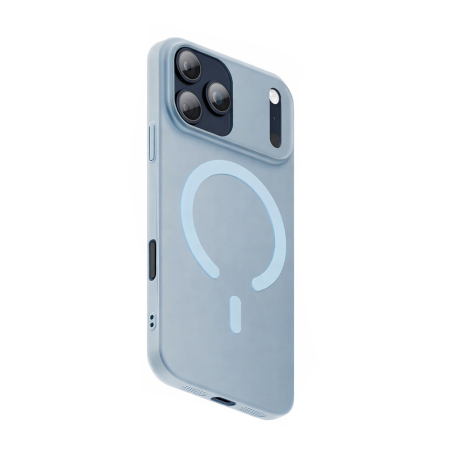 Чехол для iPhone 18 Pro Max/17 Pro Max с MagSafe Gurdini Slim Series Blue, синий