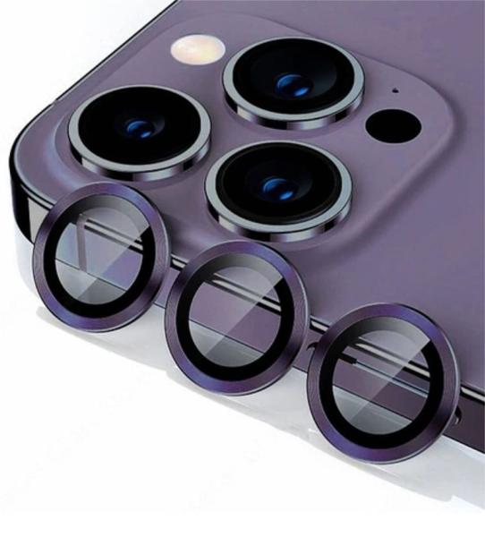 Защитное стекло для камеры iPhone 15/15 Plus SUPGLASS Anti Glare Camera lens glass (XC-31) Чёрный
