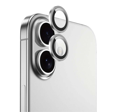 Защитное стекло для камеры iPhone 16/16 Plus SUPGLASS Anti Glare Camera lens glass (XC-31) Серый