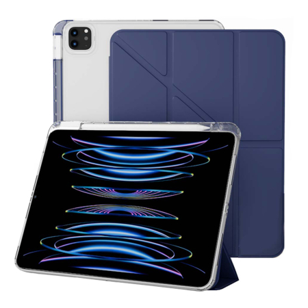 Чехол книжка для iPad Air  M1/M2/M3 10,9" Gurdini Origami Case Голубой