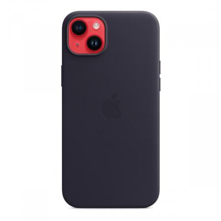 Чехол для Apple iPhone 14 Plus с MagSafe Leather Case «Ink» Синий