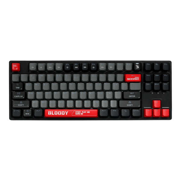 Клавиатура A4Tech Bloody S87 Energy, USB for gamer LED Механическая (S87 USB ENERGY RED) Чёрный/красный