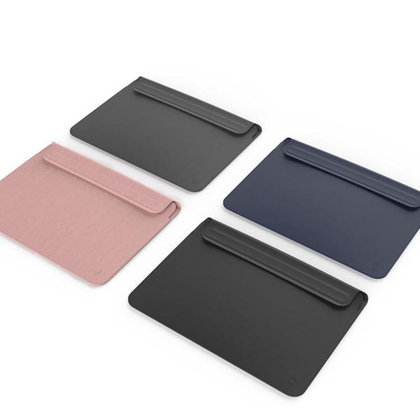 Чехол для MacBook Pro 16.2" 2021/25 WiWU Skin Pro II Leather Sleeve Чёрный