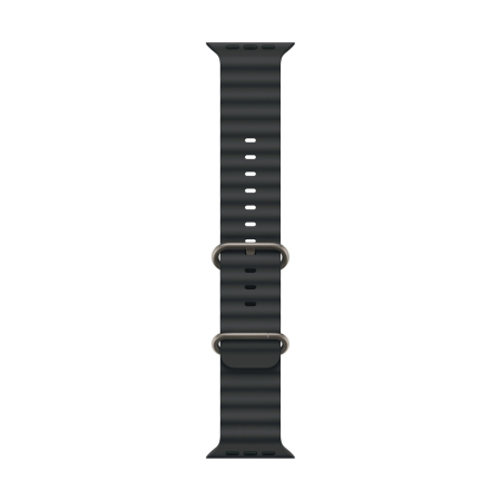 Apple Watch Ultra 3 (2025), 49 мм корпус из титана цвета «Natural», ремешок Ocean Band цвета «Black»
