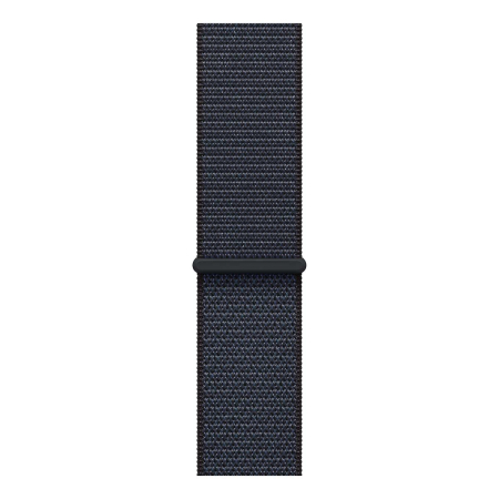 Apple Watch Series 10, 46 мм корпус из алюминия цвета «Jet Black», ремешок Sport Loop цвета «Ink»
