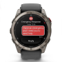 Часы Garmin Fenix 8 Pro 51 мм AMOLED, ремешок цвета Graphite/Black