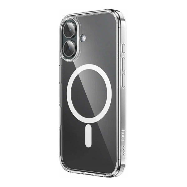 Чехол для iPhone 17 с MagSafe hoco. Smartphone Clear Case, Прозрачный