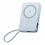 Внешний аккумулятор UGREEN 10000mAh PB773 MagFlow 25W Qi2.2 (65958B) Starlight Blue, Голубой