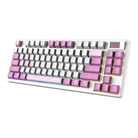 Клавиатура MSI Forge GK600 (S11-43RUQ01-HH9) Белый/фиолетовый