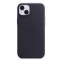 Чехол для Apple iPhone 14 Plus с MagSafe Leather Case «Ink» Синий