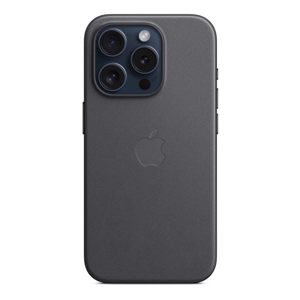 Чехол FineWoven Case для Apple iPhone 15 Pro с MagSafe Black, черный