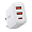 Зарядное устройство Baseus Compact Quick Charger 2 USB-A + USB Type-C 30Вт EU (CCXJ-E02) Белый