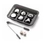 Охлаждающие камни для напитков Circle Joy Ice Cubes (CJ-BK02) Серебристый