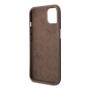 Чехол Guess для iPhone 14 Plus CG Mobile PU 4G Script metal logo Hard (GUHCP14MHG4SHW) Коричневый