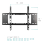 Кронштейн Kromax IDEAL-102, 32"-90" наклонный до 40 кг