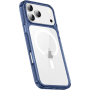 Чехол для iPhone 18 Pro/17 Pro с MagSafe Gurdini Alba Series Protective with Dark Blue, синий