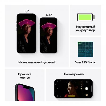 Apple iPhone 13 128Gb Midnight, «тёмная ночь»