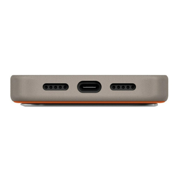 Чехол для iPhone 18 Pro/17 Pro с MagSafe UNIQ DS LYDEN (IP6.3P(2025)-LDSFORGFGRY) Оранжево-серый