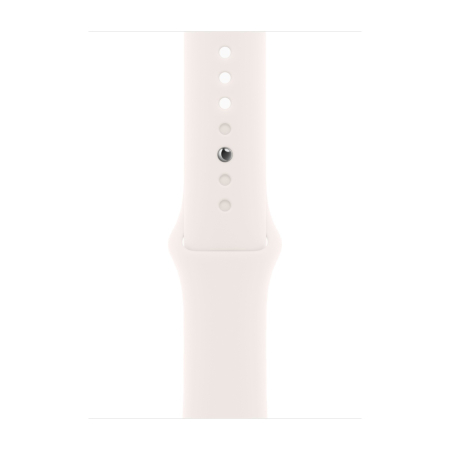 Apple Watch Series 11, 42 мм корпус из алюминия цвета «Rose Gold», ремешок Sport Band размера M/L цвета «Light Blush»