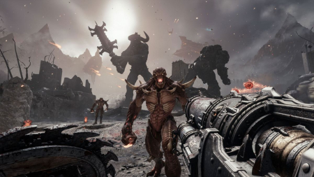 Игра Doom: The Dark Ages  для PlayStation 5, русская озвучка