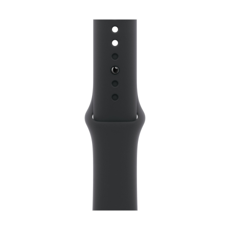 Apple Watch Series 11, 42 мм корпус из алюминия цвета «Space Gray», ремешок Sport Band размера M/L цвета «Black»