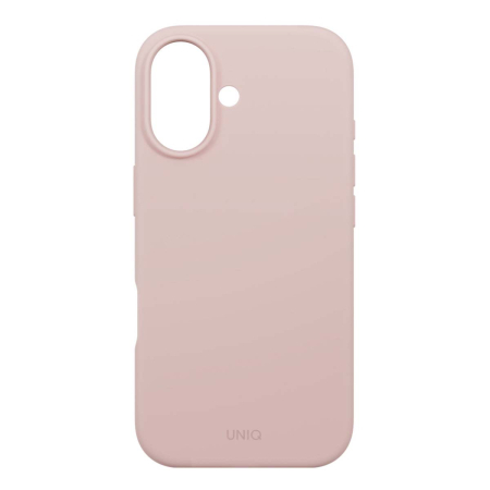 Чехол для iPhone 17 с MagSafe UNIQ LINO (IP6.3(2025)-LINOMBPNK) Blush Pink, розовый