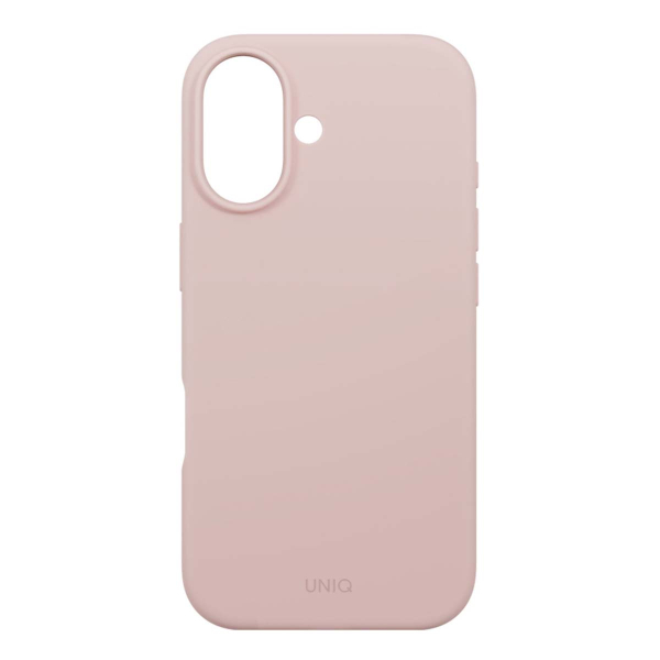 Чехол для iPhone 17 с MagSafe UNIQ LINO (IP6.3(2025)-LINOMBPNK) Blush Pink, розовый