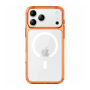 Чехол для iPhone 18 Pro/17 Pro с Magsafe Gurdini Alba Series Protective with Orange, оранжевый