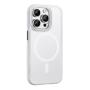 Чехол hoco. DROP PROOF Magnetic Smartphone Case для Apple iPhone 15 Pro Прозрачный белый